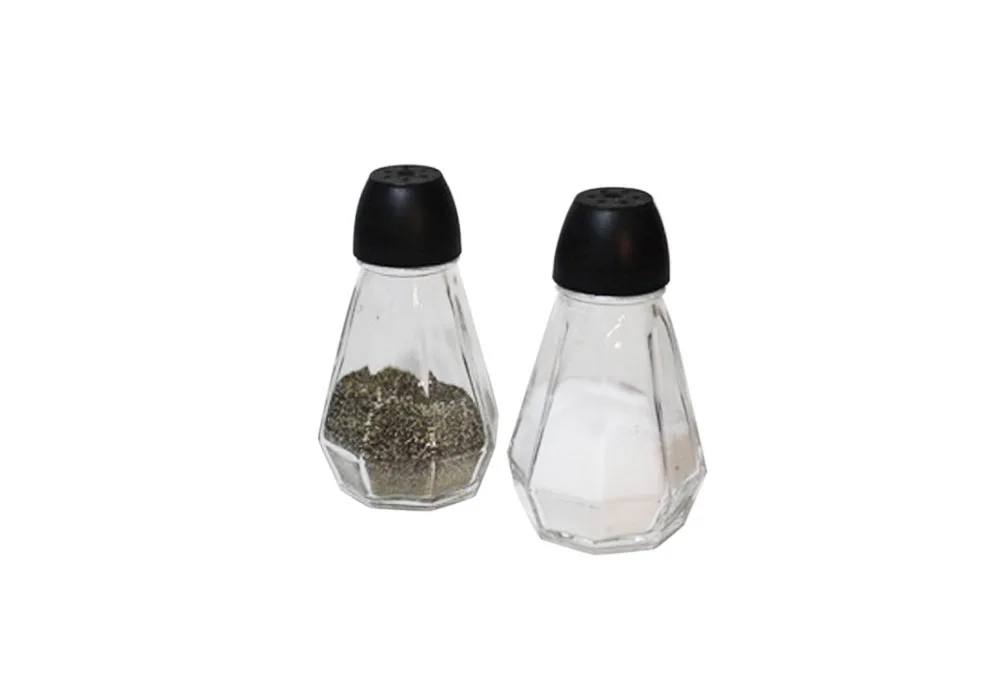 Salt og peber sæt i glas (A)