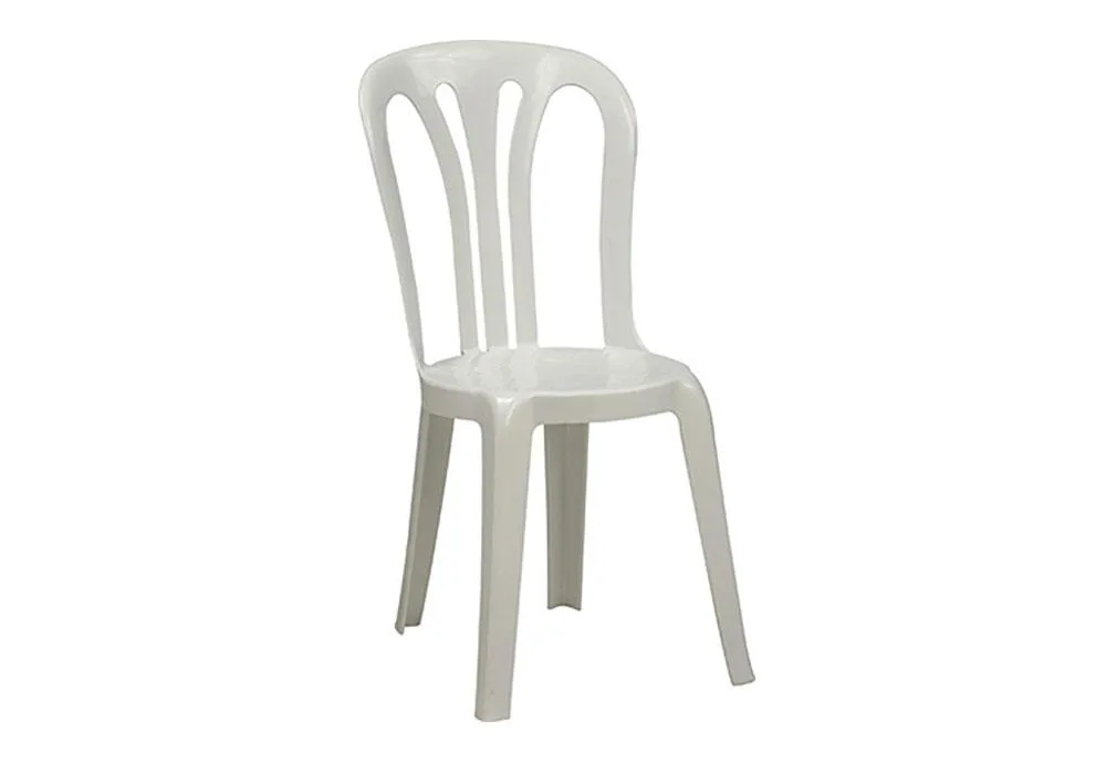 Plast Stabelstole (hvide)
